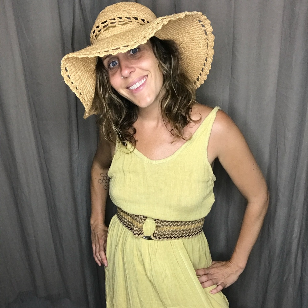 Women’s Vintage Jute Naturally Dyed Belt